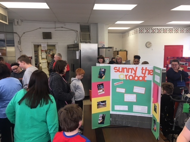 Sunny the Robot presentation at the Science Fair